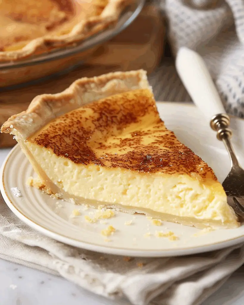 Old‑Fashioned Egg Custard Pie: rich, creamy, and straight from the heart of homemade tradition