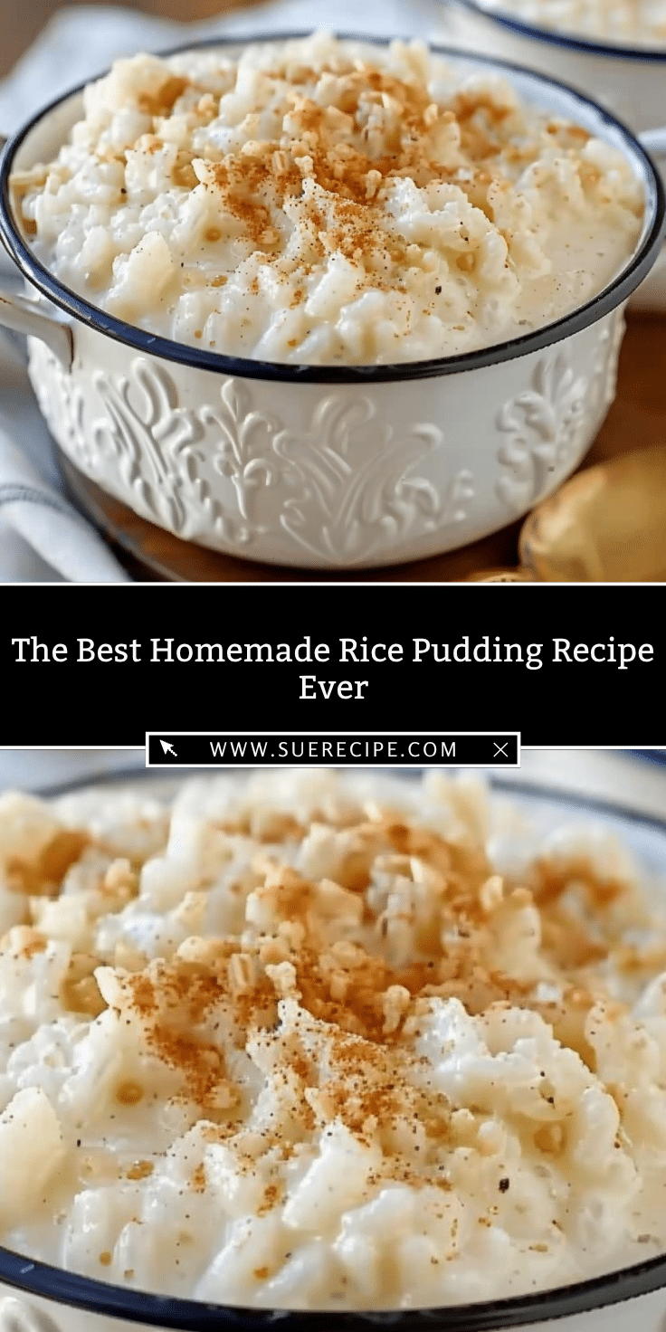 The Best Rice Pudding | Sue Recipe