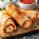 Baked Pizza Wraps 4 Baked Pizza Wraps