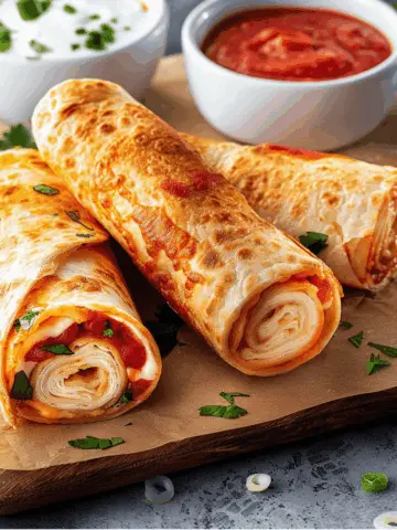 Baked Pizza Wraps