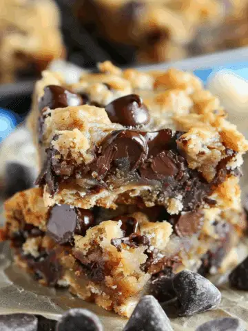 Coconut Toffee Chocolate Chip Cookie Bars