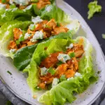 Delicious Buffalo Chicken Lettuce Wraps