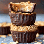No Bake Peanut Butter Oat Cups