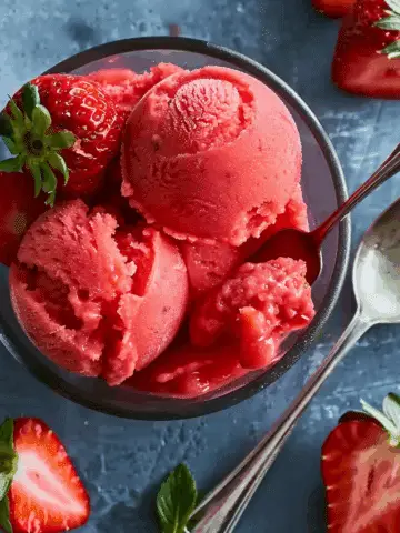 Strawberry Sorbet