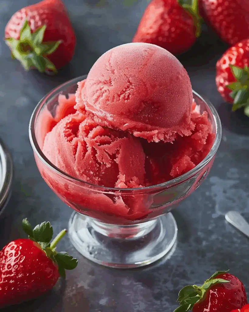 Strawberry Sorbet