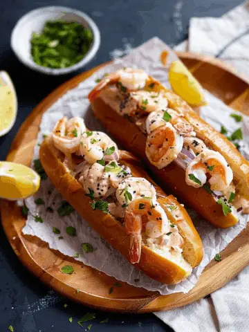 Shrimp Rolls with New England–Style Dressing