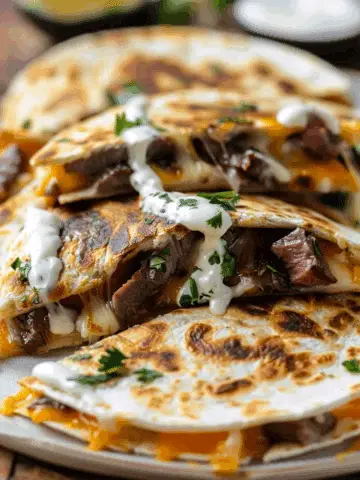 Steak & Cheese Quesadillas