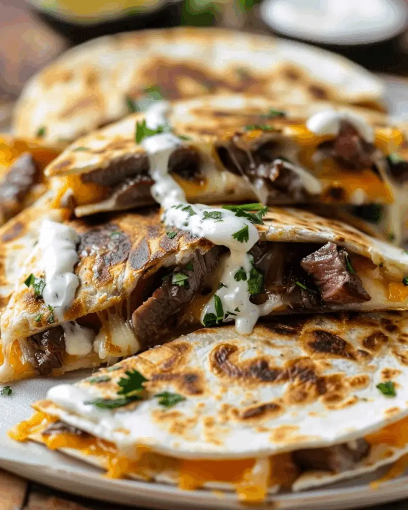 Steak & Cheese Quesadillas