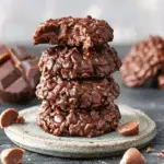 No‑Bake Chocolate Peanut Butter Cookies