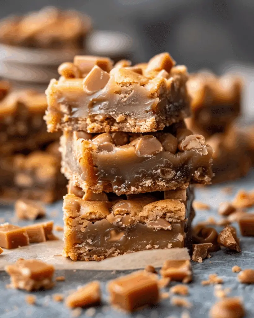 Butterscotch Toffee Cookie Bars