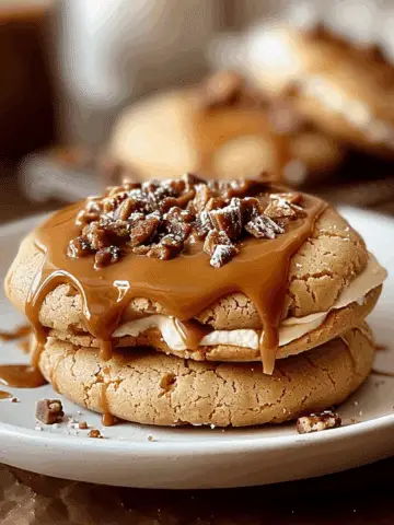 Caramel Cheesecake Cookies