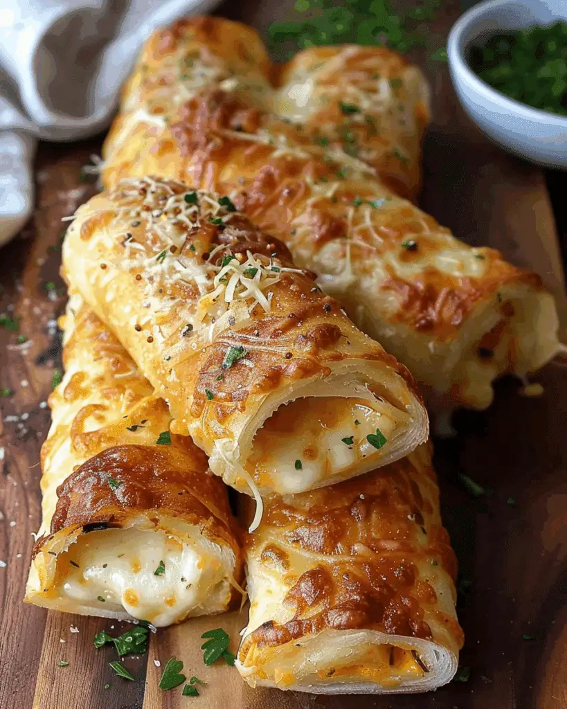 Cheesy Garlic Butter Rollups