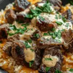 Cheesy Steak & Rice