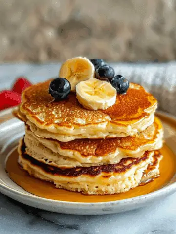 Flourless Cottage Cheese Pancakes