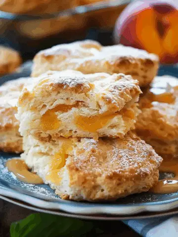 Peach Butter Swim Biscuits