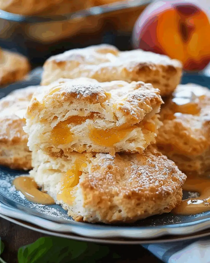 Peach Butter Swim Biscuits