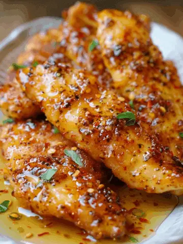 Spicy Honey Butter Garlic Chicken Tenders