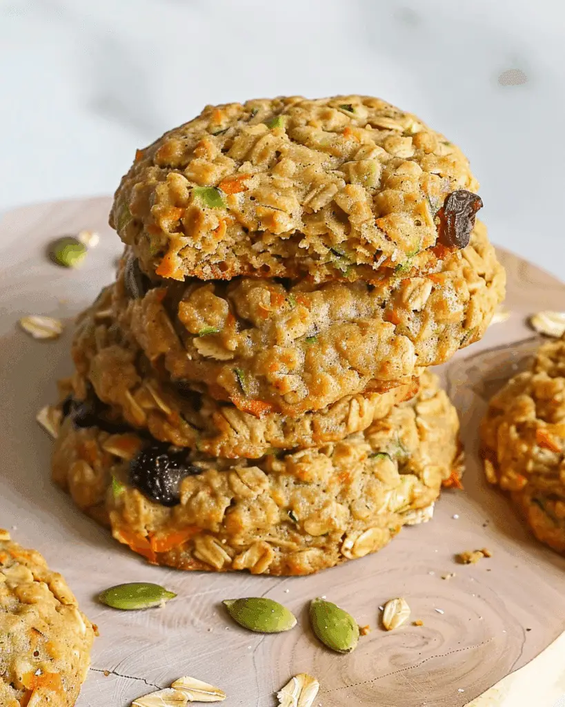 Zucchini Carrot Oatmeal Cookies