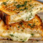 Garlic Bread Grilled Cheese
