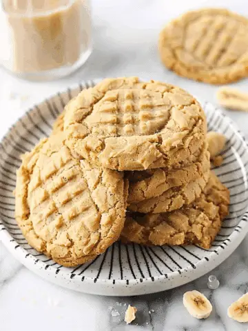 Peanut Butter Banana Cookies