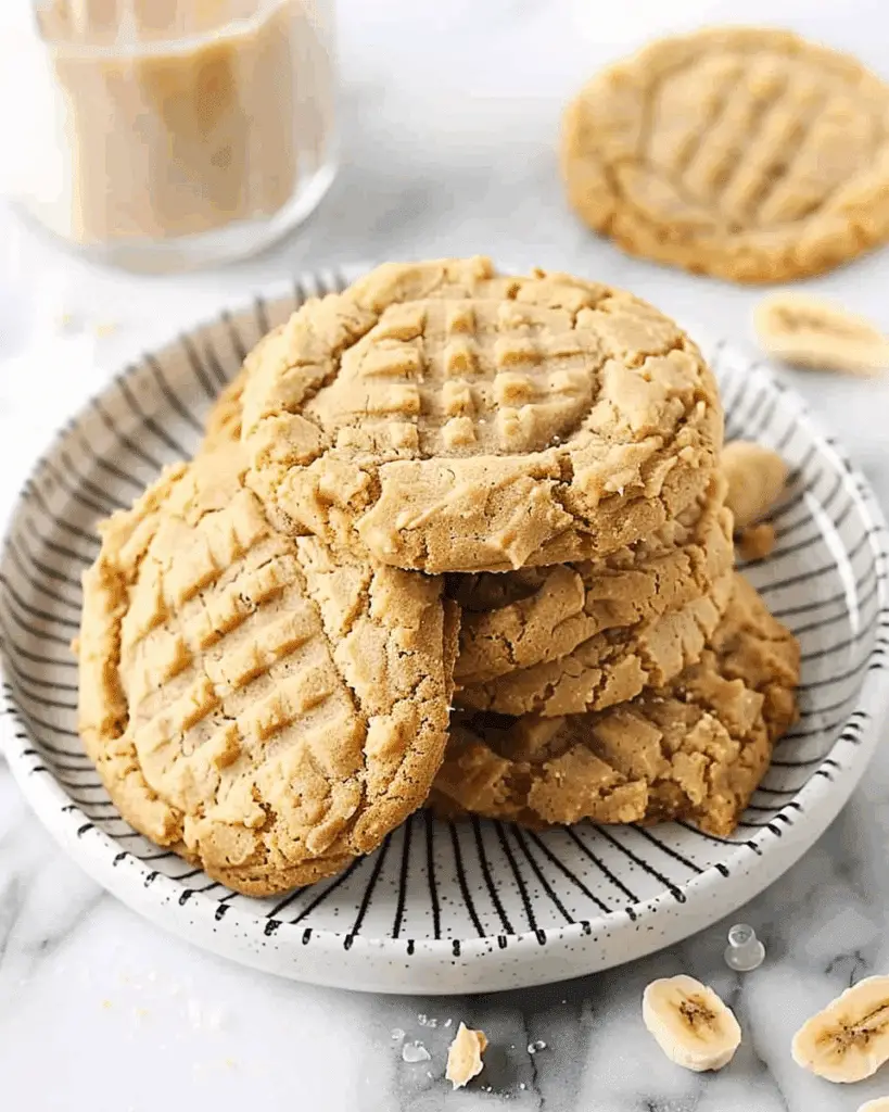 Peanut Butter Banana Cookies