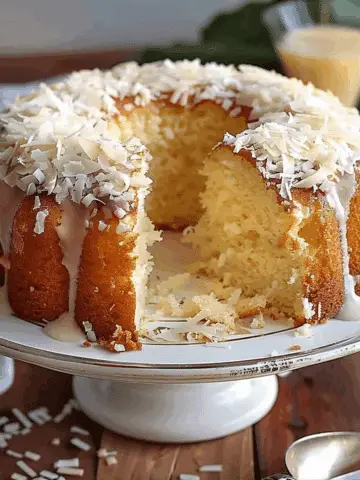 Piña Colada Pound Cake