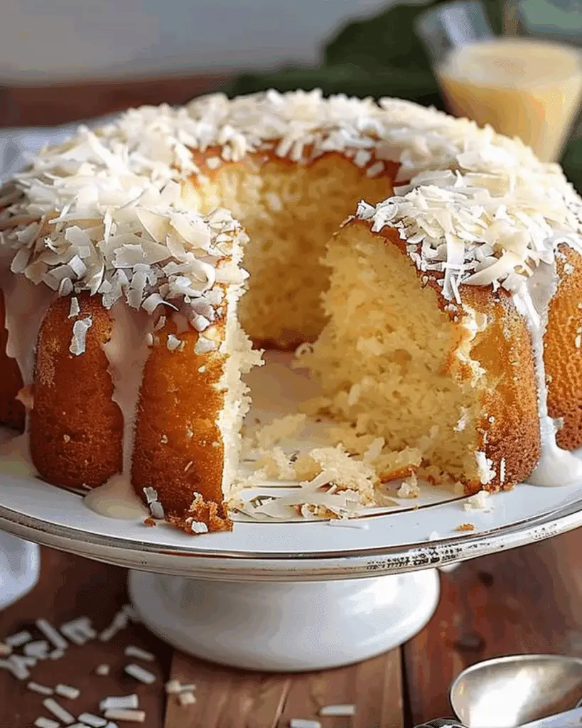 Piña Colada Pound Cake
