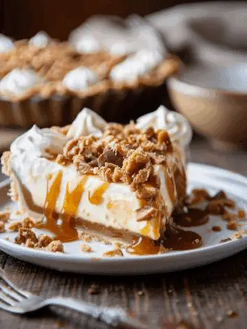 Salted Caramel No‑Bake Pie