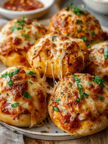 Air Fryer Pizza Bombs