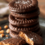 Chocolate Peanut Butter Ritz Cookies