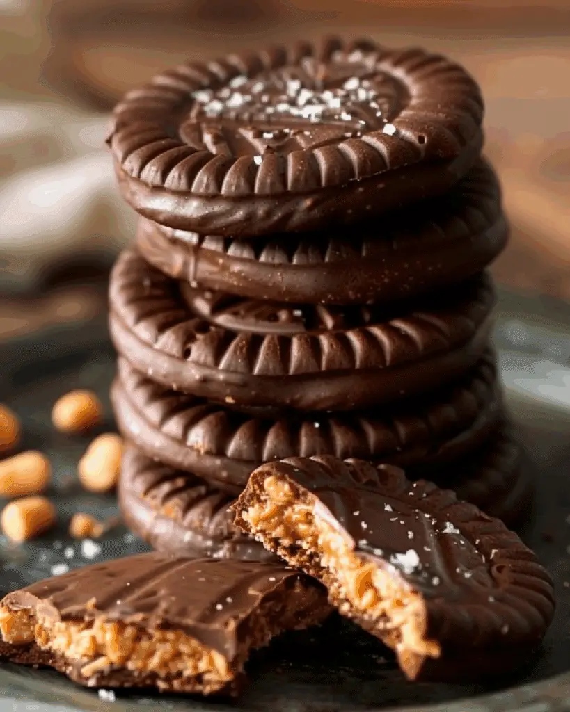 Chocolate Peanut Butter Ritz Cookies