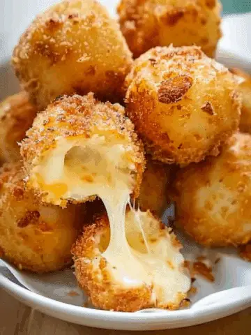 Crispy Fried Cheese Balls – Golden Crunch Meets Gooey Delight!