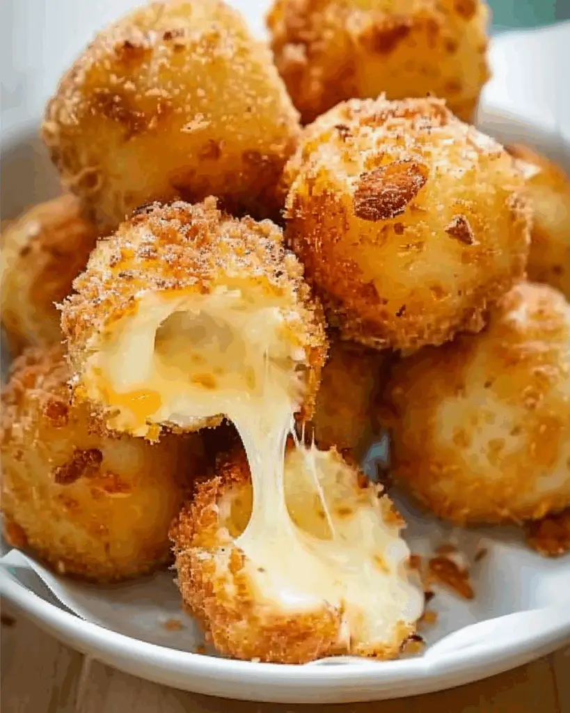 Crispy Fried Cheese Balls – Golden Crunch Meets Gooey Delight!