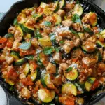 Italian Turkey Zucchini Skillet