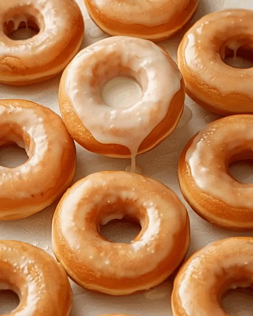 Krispy Kreme-Style Glazed Doughnuts