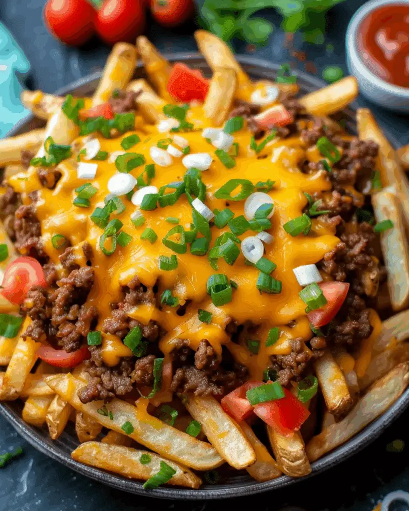Loaded Cheese Beef Fries