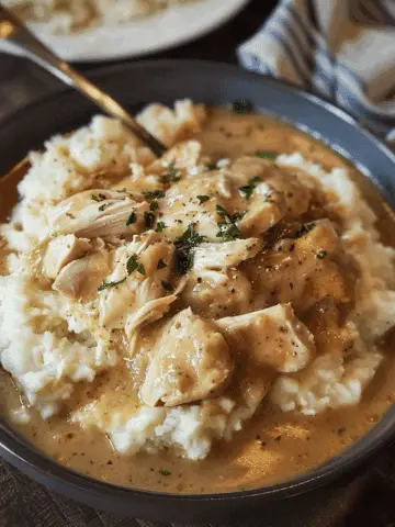 Slow Cooker Chicken and Gravy