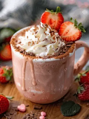 Strawberry Hot Chocolate