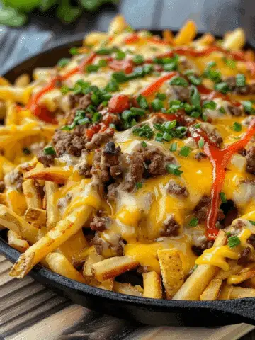 Cheeseburger French Fry Bake