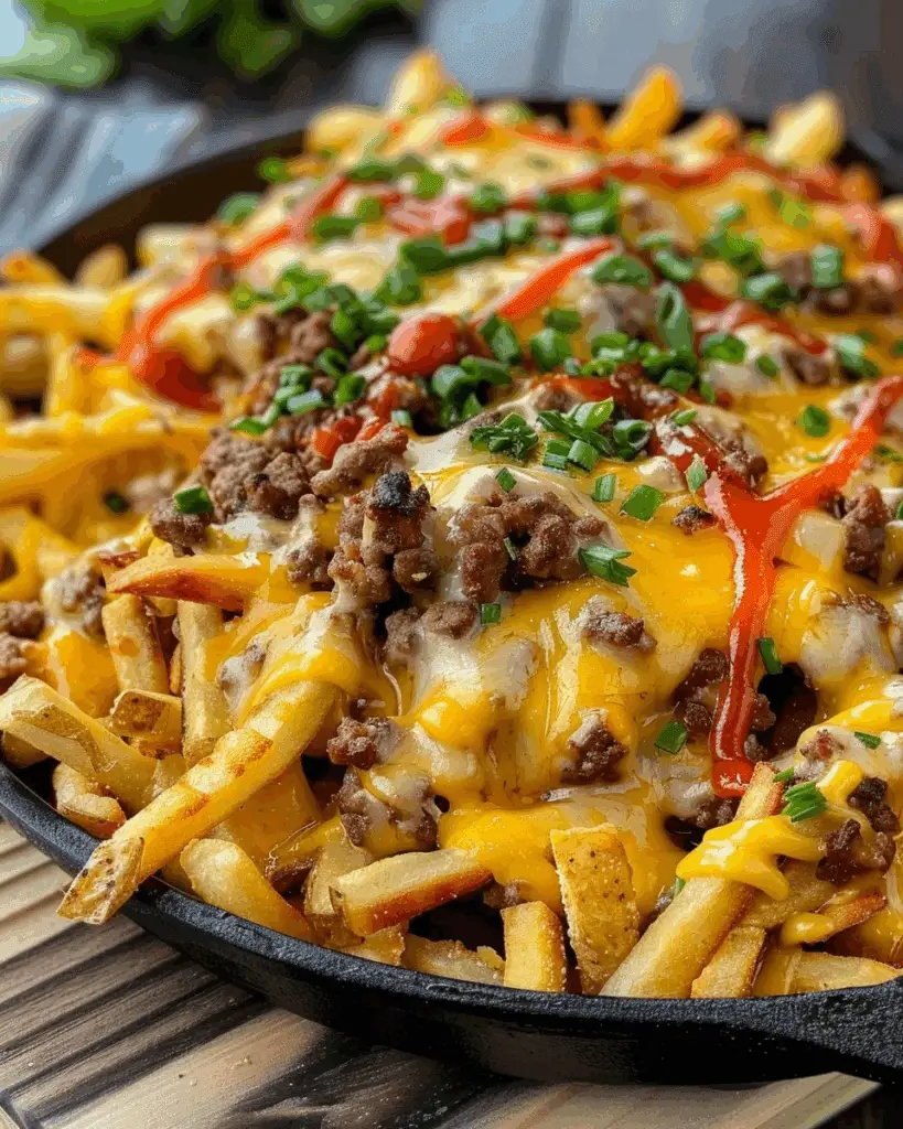 Cheeseburger French Fry Bake