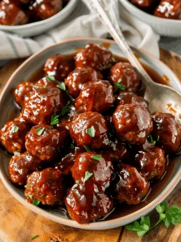 Grape Jelly Meatballs (Crockpot)