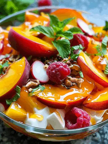 Millionaire Peach Salad
