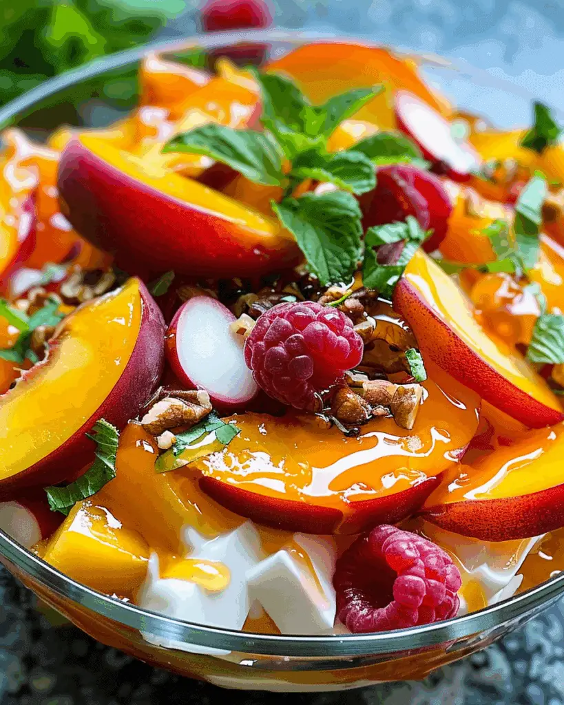 Millionaire Peach Salad