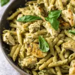Creamy Chicken Pesto Pasta