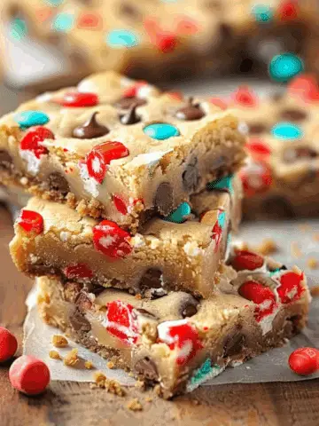 Holiday Cake Mix Cookie Bars
