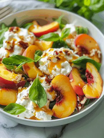 Millionaire Peach Salad