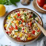 Rainbow Orzo Salad