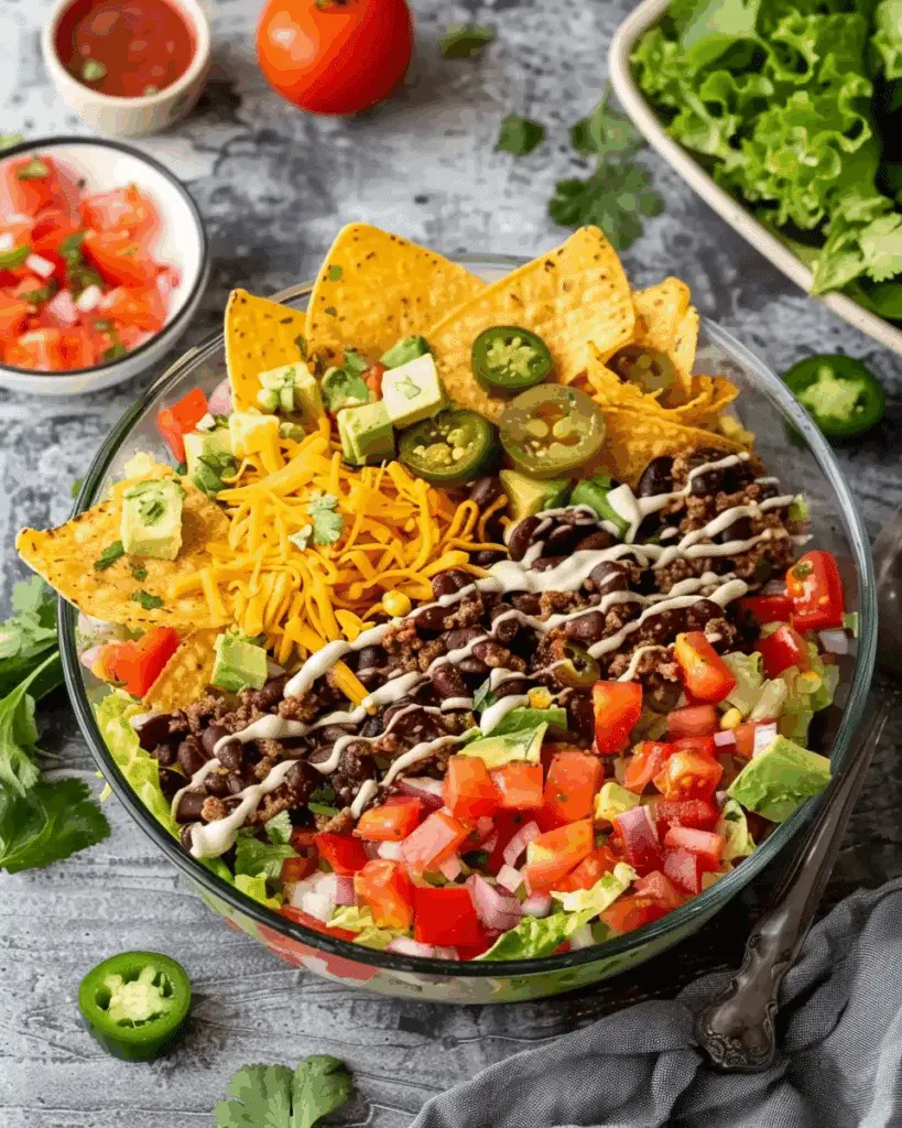 Taco Salad Flag