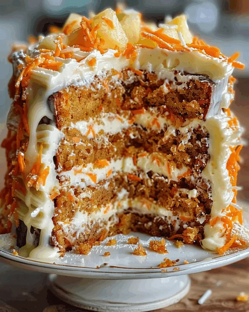 Hawaiian Carrot Pineapple Cake