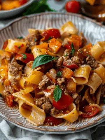 Italian Drunken Noodles